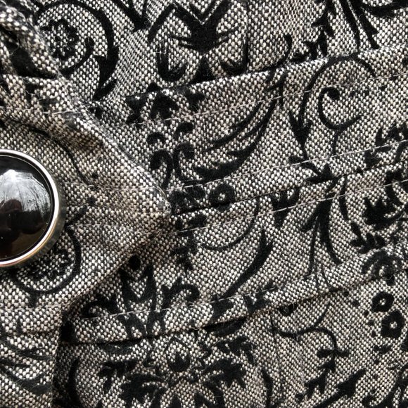 XOXO True Vintage Goth Victorian TopCoat Velvet Damask Y2K - Picture 7 of 14